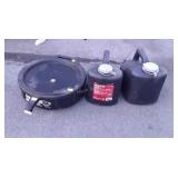 3 oil disposal containers