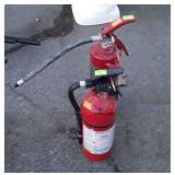 Two fire extinguishers