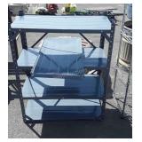 Metal shop Shelf, with extra shelf, measures 30