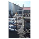 Chrome shelf , 14 x 14 x 70 inches 
Seller LO