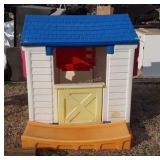 Little Tikes Outdoor Playhouse plus sliding board