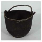 Small cast iron pot, 4" x 5"