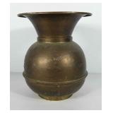 Brass Spittoon, marked Union Pacific R. R., 10" h