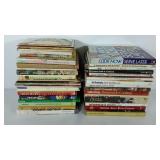 Group of over 50 cookbooks, hard and soft cover,