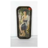 Metal Coca-Cola advertising tray. Printed in 1973