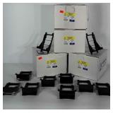 4 boxes of 10 non-metalic mounting plates for