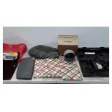 Mixed lot: foam seat cushion,  RV step mat,