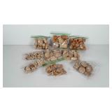 Wooden knobs, pegs, and etc