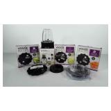 Veggie Bullet with three boxes of blade