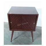 Vintage Records Cabinet, double sliding Doirs,