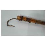 Primitive fishing Gaff. Stick measures 41 inches