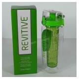 Revitive fruit infuser water bottle with box