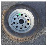 Tire and Wheel, galvanized 5 lug wheel with Power