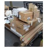 Hardware Lot, Lighting Supplies, and other, piled