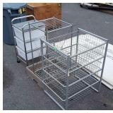 Misc. Organizer Racks Group. Outside lot