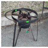 Propane Burner, Turkey fryer type stand