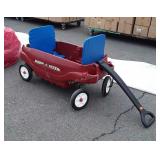 Radio Flyer plastic wagon