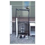 Misc Metal pieces lot, seller code N5. Bed frame,