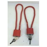 Two gun locks with keys