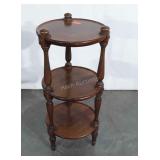 Muffin Style Stand. Three 12" round shelves. 28"