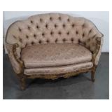 French Prov. Parlor 52" Loveseat, heavy on the