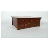 Wooden jewelry/ knickknack box with 5 drawers.