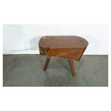 Cornwall Wood Products, three legged stool, 14"