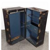 Steamer Trunk, interior missing couple drawers,