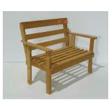 Pine doll bench. 22" wide.