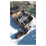 Anchor Bolts, washer plates, ground cable anchors