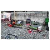 Hardware and Tools Lot. Galvanized Washtub,