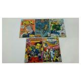 Comic books, DC, 10 various titles including Hex,