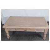 Coffee Table with drawer , blond color finish