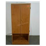 Laminate cabinet with accordion door, needs a