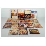 Cookbooks, includes eleven pampered chef books,