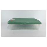 Rubbermaid underbed tote with lid, 26" × 18" × 6"