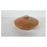 Pottery, covered dish, has crazing, see pictures