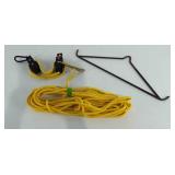 Pulley system with rope