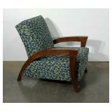 Modern recliner. Needs cleaning.