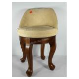 Swivel vanity stool, 27" h