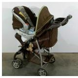 Graco stroller and carrier system. Includes car