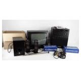 Electronics, karaoke microphones, durabrand TV,