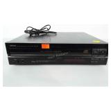 Denon 5 disc CD changer, model DCM-340. Powers