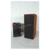 NHT speaker and another speaker type box with