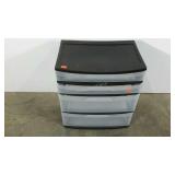 Plastic storage drawers