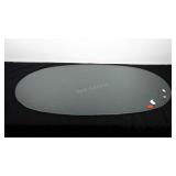 Glass table topper, needs cleaned 43" L x 25.5" W