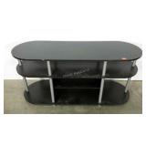 TV stand, needs dusted, damage as shown, SELLER