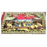 Tapestry, South Seas Island scene, 71x49