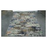 Area rug, abstract design, 64" x 94"