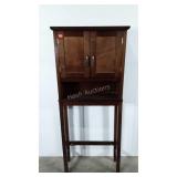 Target brand bathroom storage, very wobbly, 61"